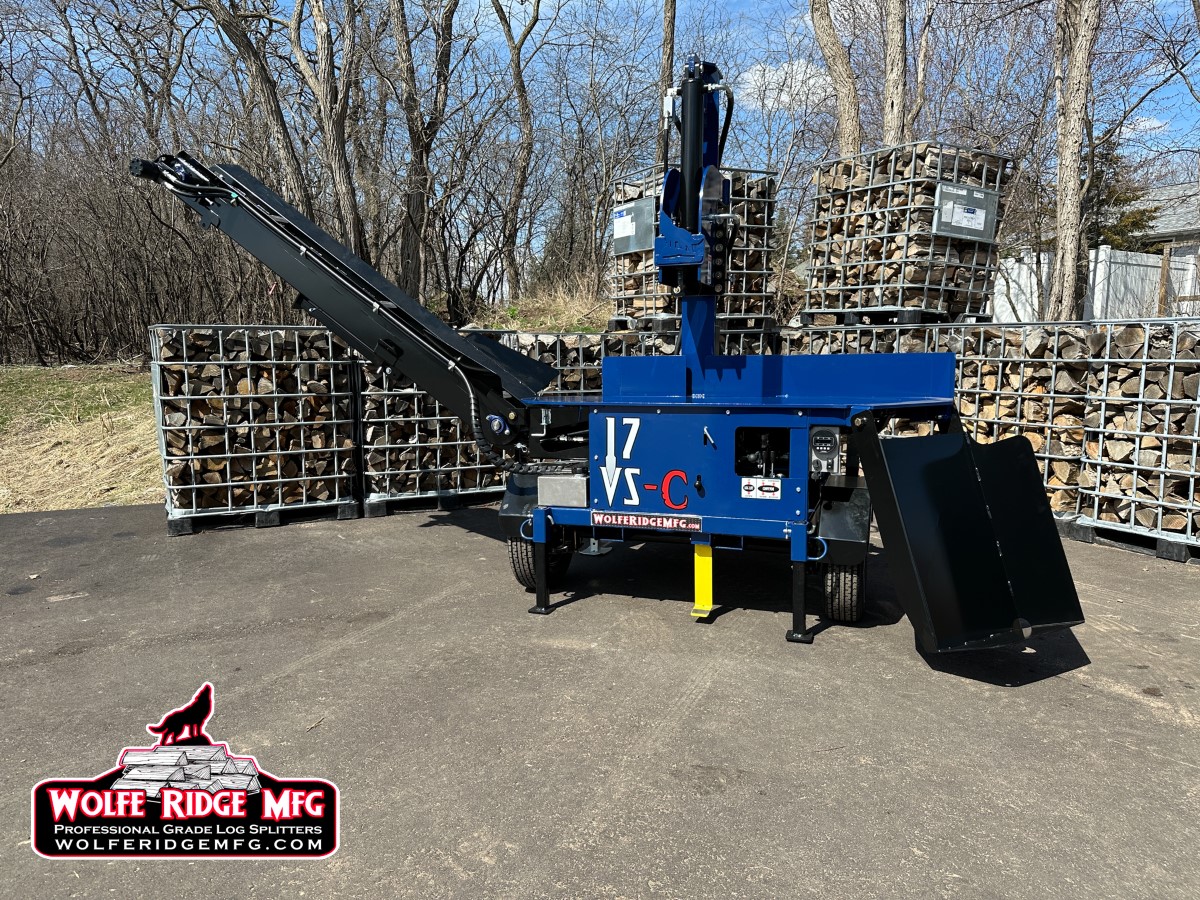 Log splitter with conveyor discount