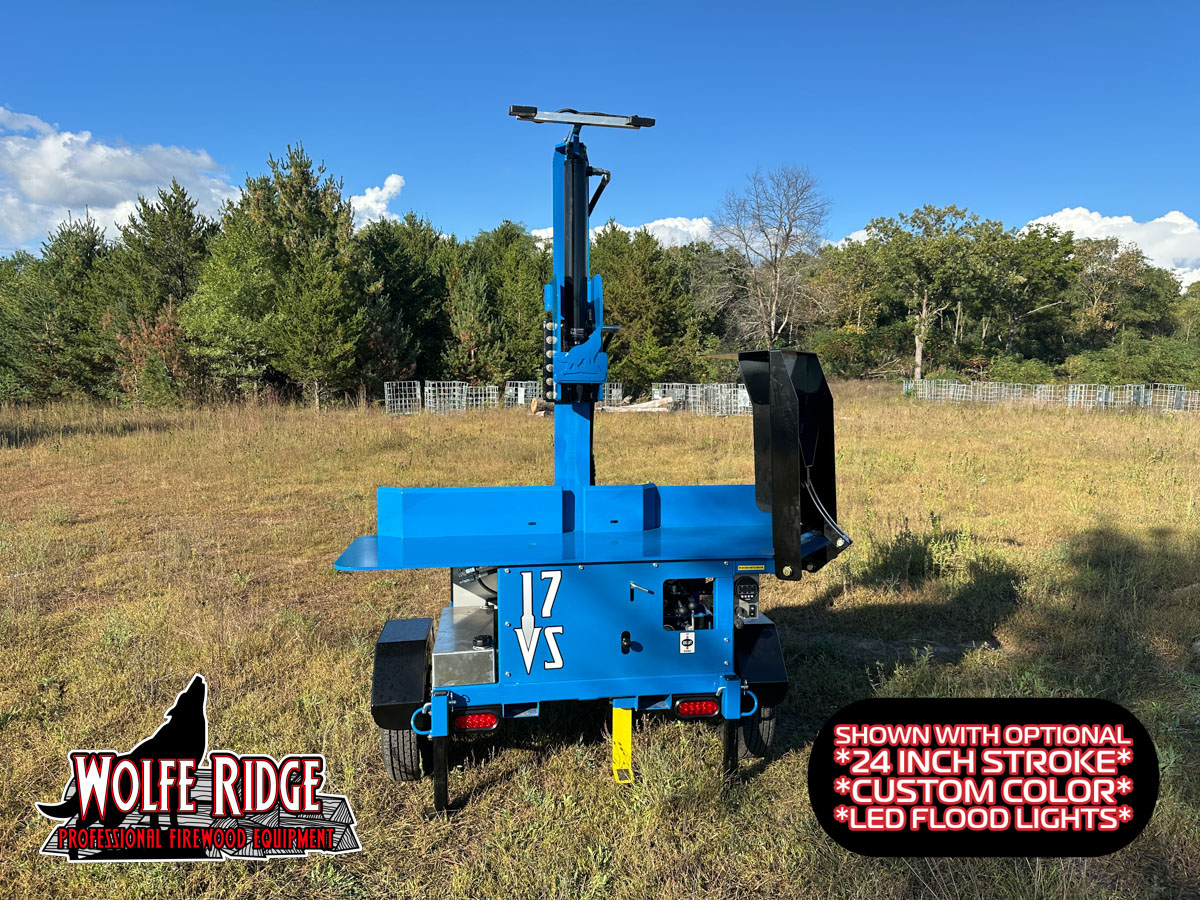 17VS-PB - Vertical Log Splitter with Power Beyond - Wolfe Ridge